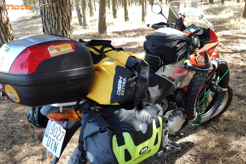 Mongol Rally - Pedro Esteban - Honda Varadero 125