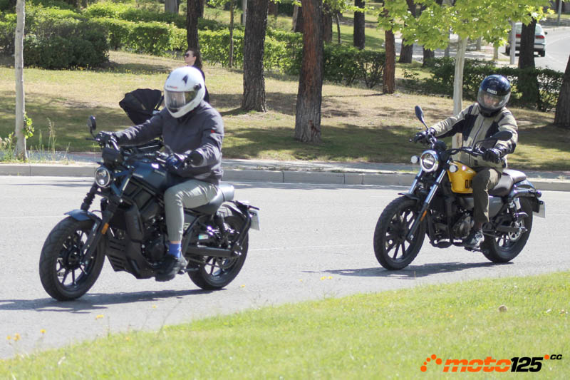 Comparativa QJ SRV 125 . Zontes C125