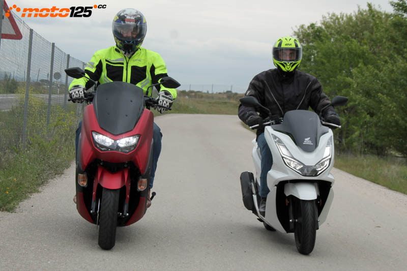 Mansedumbre Respetuoso del medio ambiente fuerte Prueba Comparativa - Honda PCX 125 '21 vs. Yamaha NMax 125 '21 - Moto125