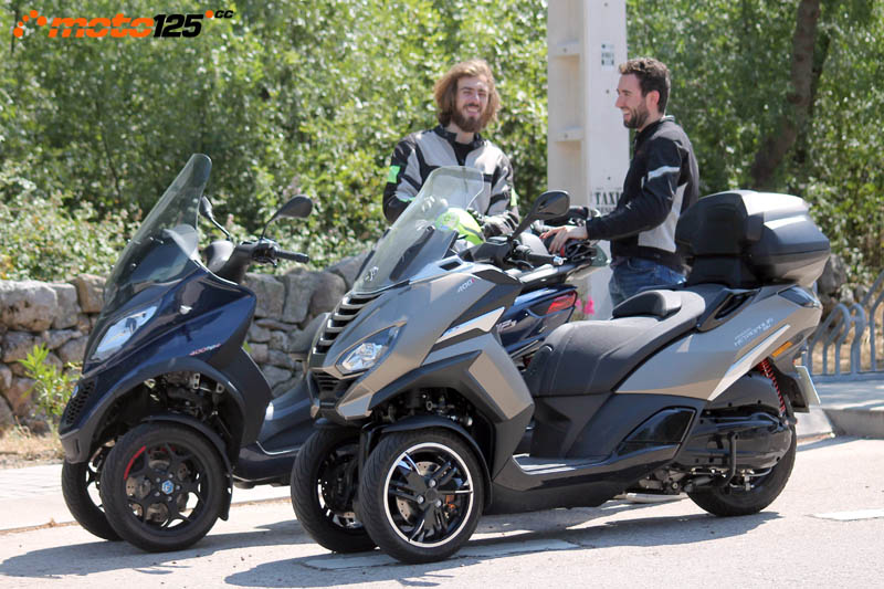 Comparativa Peugeot Metropolis vs Piaggio MP3 400 HPE