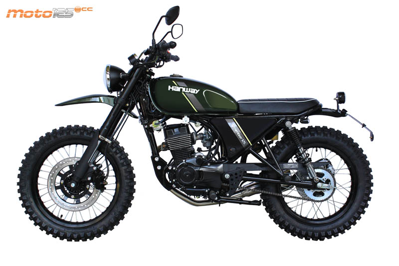 Hanway Scrambler 125 Trail a ejo Moto125