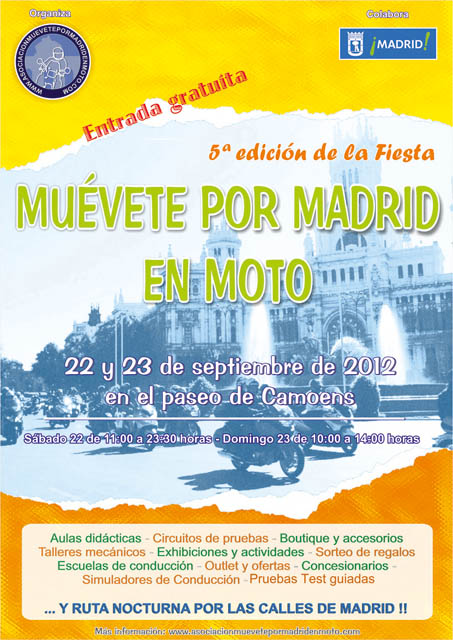 V Muevete por madrid en moto