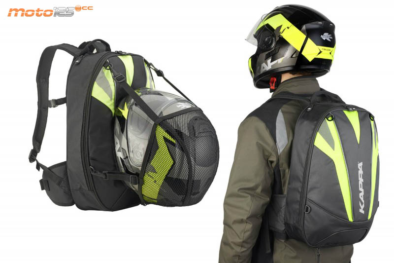 ¿Cómo llevar cosas en moto por ciudad? Bolsas y mochilas Moto125